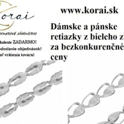 Retiazky z bieleho zlata Korai 22